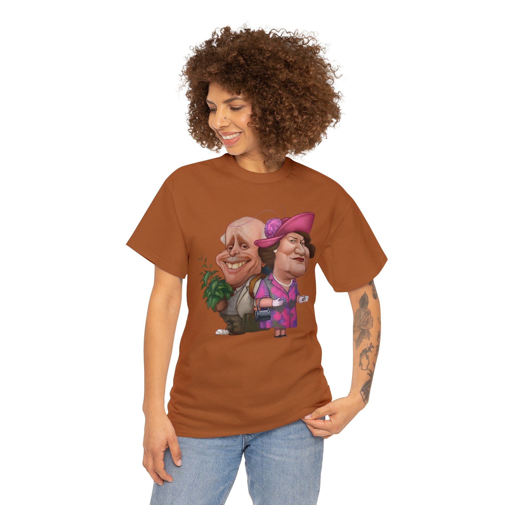 Keeping Up Appearances 90's TV Show-Unisex Heavy Cotton T-Shirt - Creations by Chris and Carlos